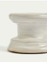Marks & Spencer Marks & Spencer kerámia gyertya- és teamécses tartó fehér