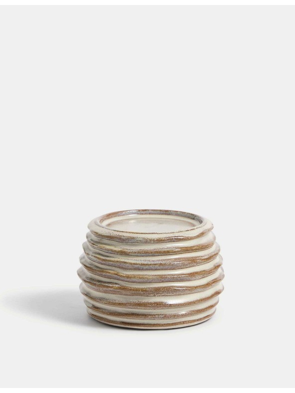 Marks & Spencer Marks & Spencer bordázott kerámia mécses krémes