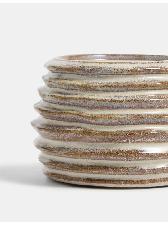 Marks & Spencer Marks & Spencer bordázott kerámia mécses krémes