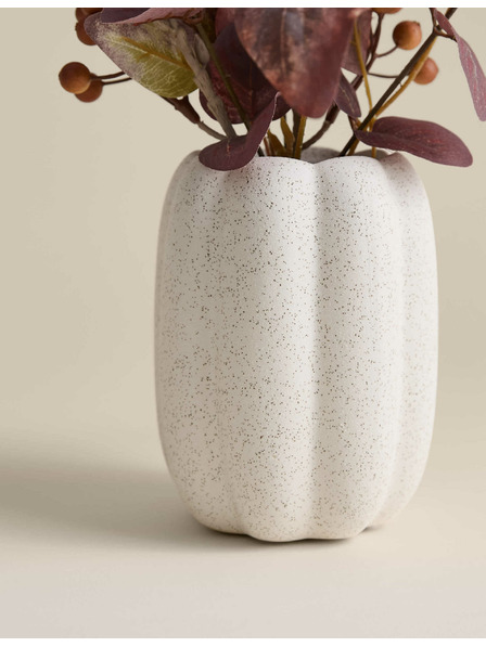 Marks & Spencer Marks & Spencer őszi dekoráció kerámia virágcserépben fehér