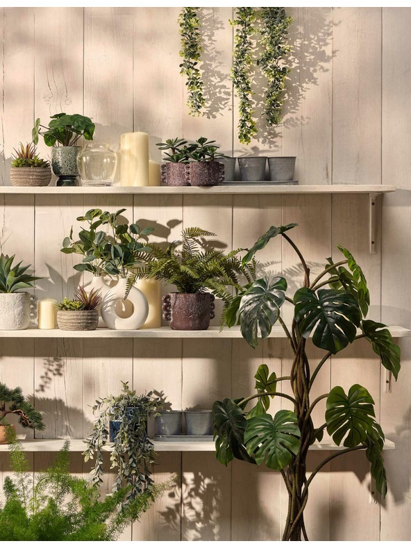 Marks & Spencer Marks & Spencer művirág szukkulens beton virágcserépben szürke