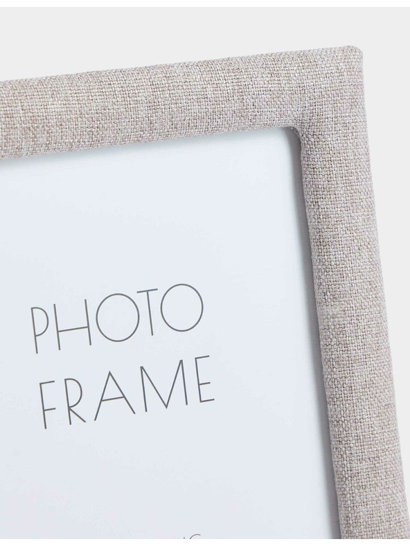 Marks & Spencer Marks & Spencer textil fényképkeret 10 x 15 cm szürke
