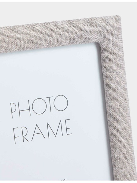 Marks & Spencer Marks & Spencer textil fényképkeret 10 x 15 cm szürke
