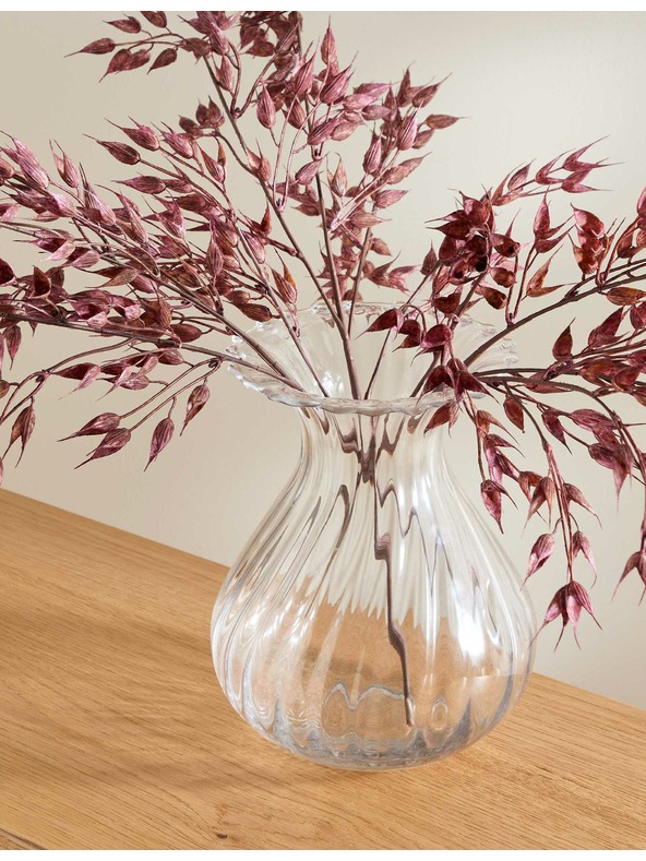 Marks & Spencer Marks & Spencer üvegváza virágcsokorral bézs