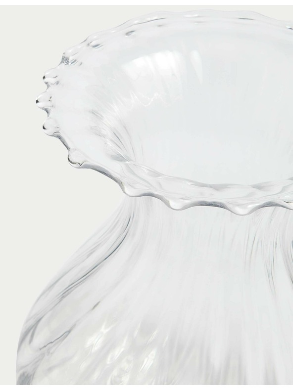 Marks & Spencer Marks & Spencer üvegváza virágcsokorral bézs