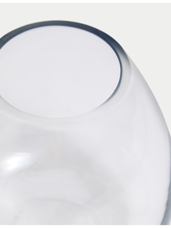 Marks & Spencer Kis üveg váza könny alakú Marks & Spencer bézs