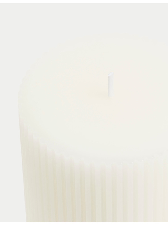 Marks & Spencer Rücskös oszlopgyertya Marks & Spencer fehér