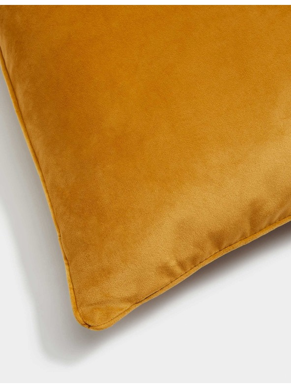 Marks & Spencer Bársony párnahuzat szegéllyel Marks & Spencer sárga