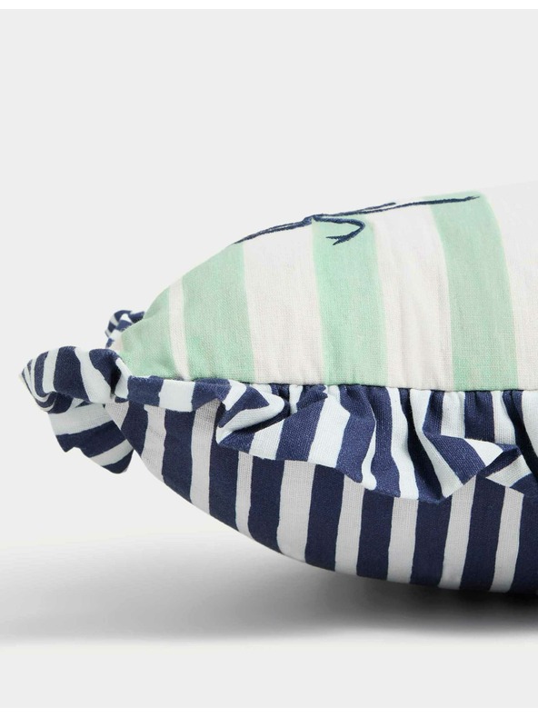 Marks & Spencer Csíkos párnahuzat magas pamuttartalommal Marks & Spencer zöld