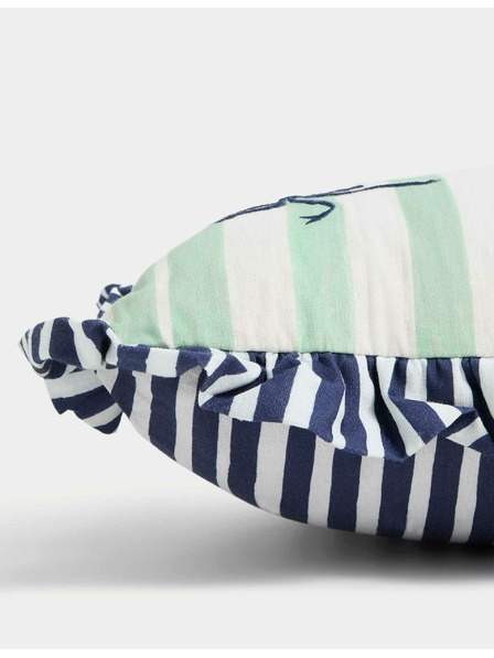 Marks & Spencer Csíkos párnahuzat magas pamuttartalommal Marks & Spencer zöld