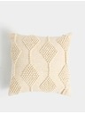 Marks & Spencer 100% pamut párna hímzéssel és geometriai mintával Marks & Spencer krém