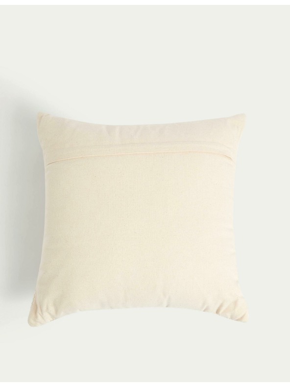 Marks & Spencer 100% pamut párna hímzéssel és geometriai mintával Marks & Spencer krém