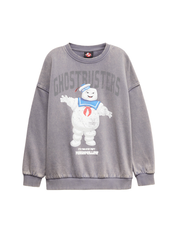 Marks & Spencer Ghostbuster mintás pulóver (6-16 éves) Marks & Spencer szürke