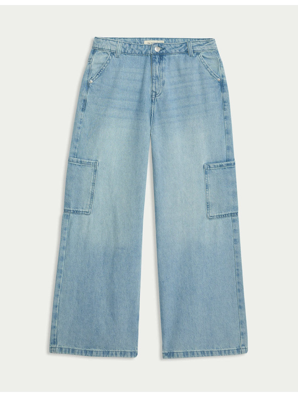 Marks & Spencer Cargo farmer széles szárral (6–16 éves) Marks & Spencer sötétkék