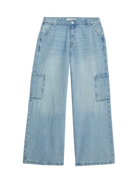 Marks & Spencer Cargo farmer széles szárral (6–16 éves) Marks & Spencer sötétkék