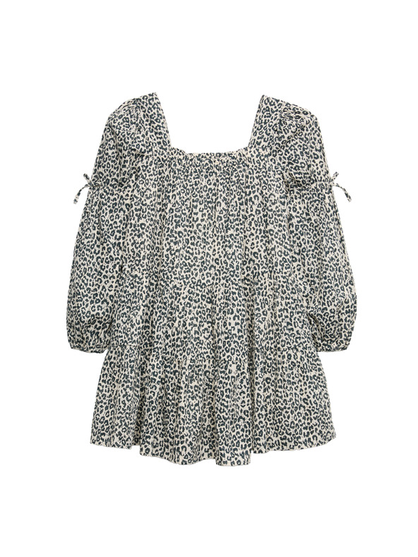 Marks & Spencer Marks & Spencer leopárd mintás tiszta pamut ruha (6-16 éves) barna