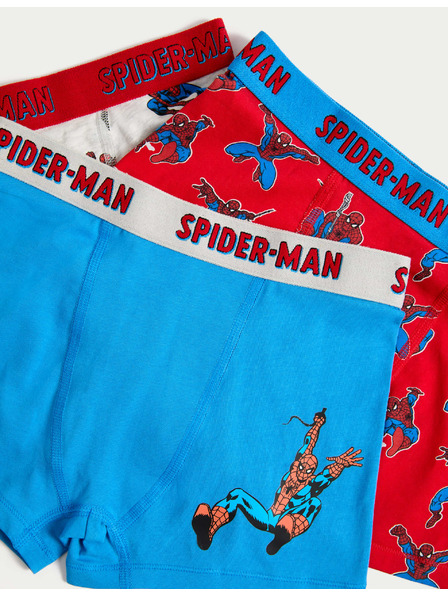 Marks & Spencer Spider-Man™ mintás alsónadrág magas pamuttartalommal, 3 db egy csomagban (3-10 éves) Marks & Spencer multicolor