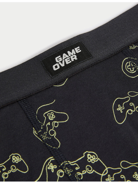 Marks & Spencer Játék mintás, rugalmas derekú pamut alsónadrág, 5 db egy csomagban (5-16 éves) Marks & Spencer multicolor