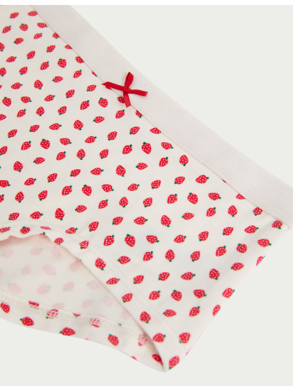 Marks & Spencer Eper mintás rövidnadrág magas pamuttartalommal, 10 db (5-16 éves) Marks & Spencer multicolor