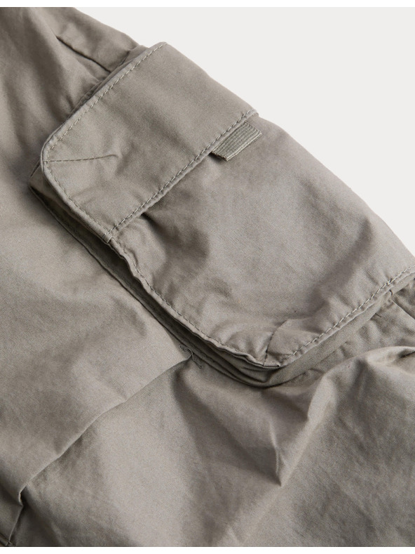 Marks & Spencer Zsebes pamut melegítőnadrág (2-8 éves) Marks & Spencer zöld