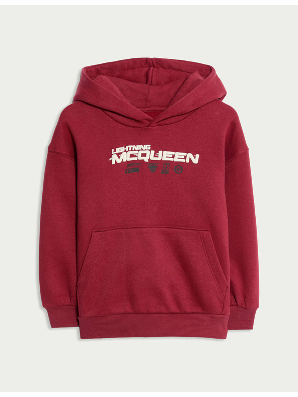 Marks & Spencer Disney Cars™ kapucnis pulóver cipzárral és magas pamuttartalommal (2–8 éves) Marks & Spencer piros