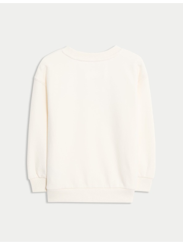 Marks & Spencer Spider-Man™ pulóver magas pamuttartalommal (2–8 éves) Marks & Spencer krém