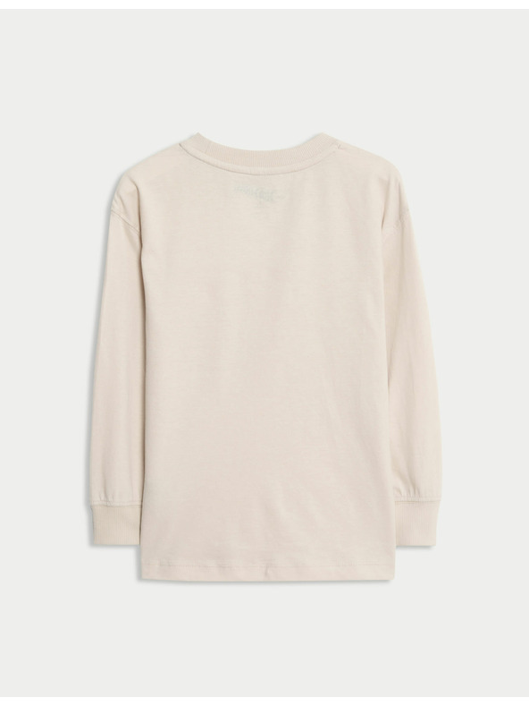 Marks & Spencer Hot Wheels™ mintás felső tiszta pamutból (2–8 éves) Marks & Spencer krém