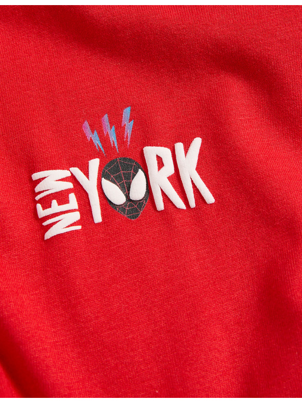 Marks & Spencer Pamut póló Spider-Man™ nyomattal (2–8 éves) Marks & Spencer piros