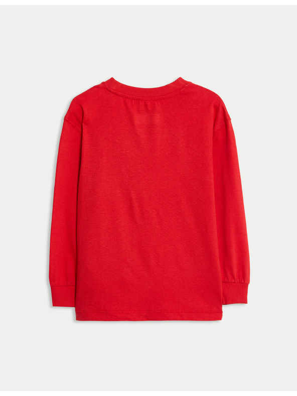 Marks & Spencer Pamut póló Spider-Man™ nyomattal (2–8 éves) Marks & Spencer piros