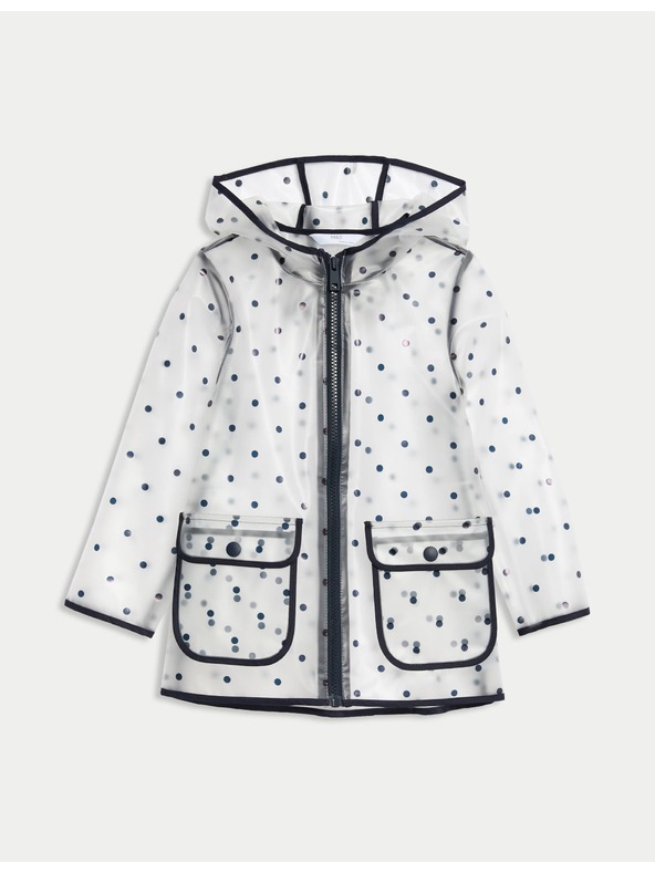 Marks & Spencer Pöttyös vízálló kabát (2–8 év) Marks & Spencer multicolor