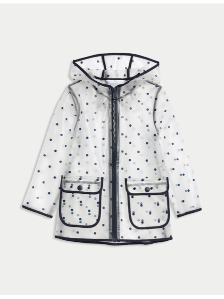 Marks & Spencer Pöttyös vízálló kabát (2–8 év) Marks & Spencer multicolor