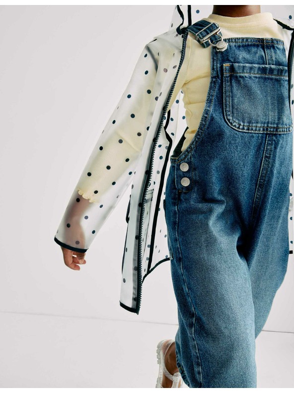 Marks & Spencer Pöttyös vízálló kabát (2–8 év) Marks & Spencer multicolor