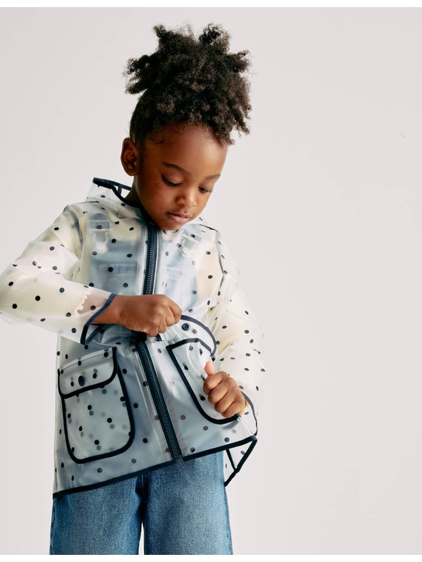 Marks & Spencer Pöttyös vízálló kabát (2–8 év) Marks & Spencer multicolor