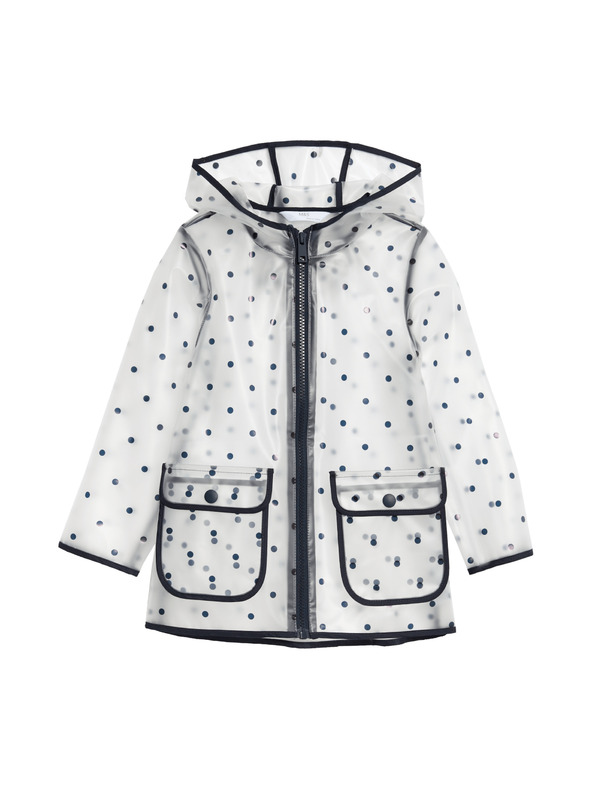 Marks & Spencer Pöttyös vízálló kabát (2–8 év) Marks & Spencer multicolor
