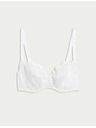 Marks & Spencer Balconette Jasmine melltartó merevítővel és csipkével, méret A–E Marks & Spencer fehér