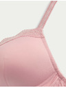 Marks & Spencer Csipkés Jasmine melltartó, teli kosaras, merevítő nélkül (A–E) Marks & Spencer rózsaszín