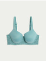 Marks & Spencer Sima Body Soft™ merevítős melltartó teli kosaras, méret A–E Marks & Spencer zöld