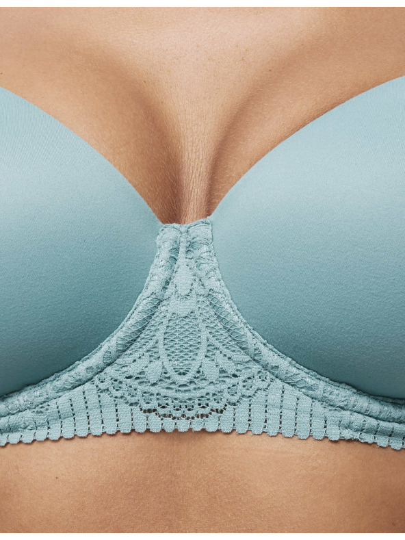 Marks & Spencer Sima Body Soft™ merevítős melltartó teli kosaras, méret A–E Marks & Spencer zöld