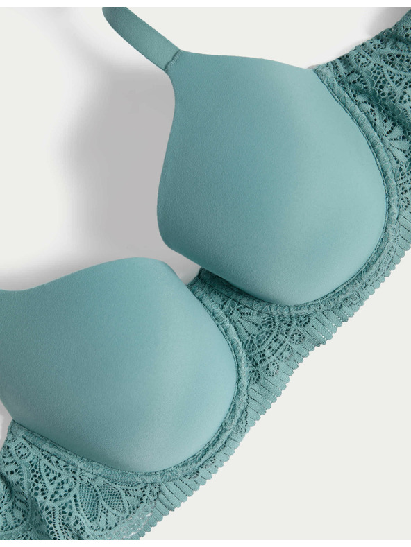 Marks & Spencer Sima Body Soft™ merevítős melltartó teli kosaras, méret A–E Marks & Spencer zöld