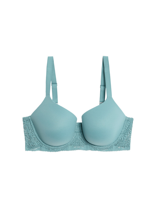 Marks & Spencer Sima Body Soft™ merevítős melltartó teli kosaras, méret A–E Marks & Spencer zöld