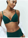 Marks & Spencer Csipkés push-up melltartó csontokkal és Flexifit™ technológiával, méret A–E Marks & Spencer zöld