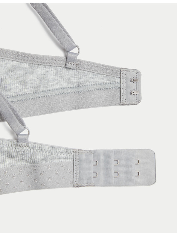 Marks & Spencer 2 db bordázott első melltartó csont nélkül, magas pamuttartalommal, méret AA–D Marks & Spencer fehér