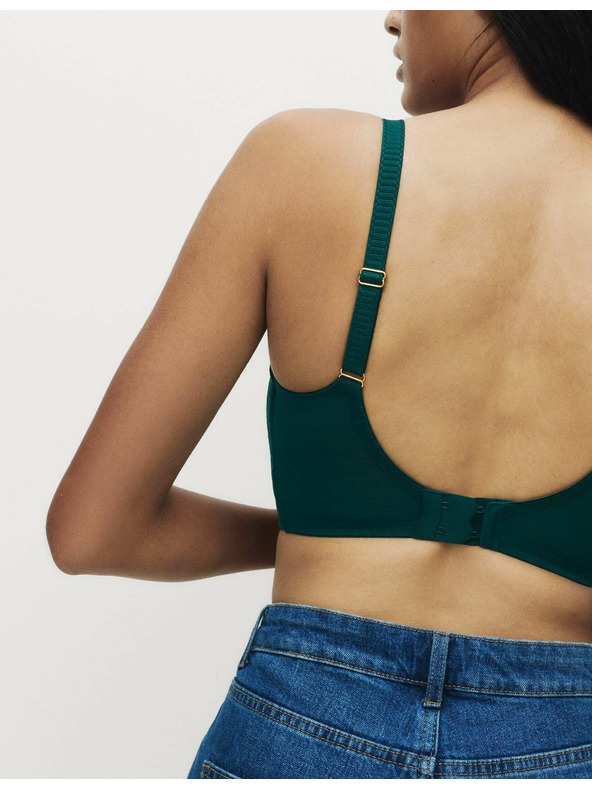 Marks & Spencer Csipkés csont nélküli melltartó karcsúsító hatással és Flexifit™ technológiával Marks & Spencer zöld