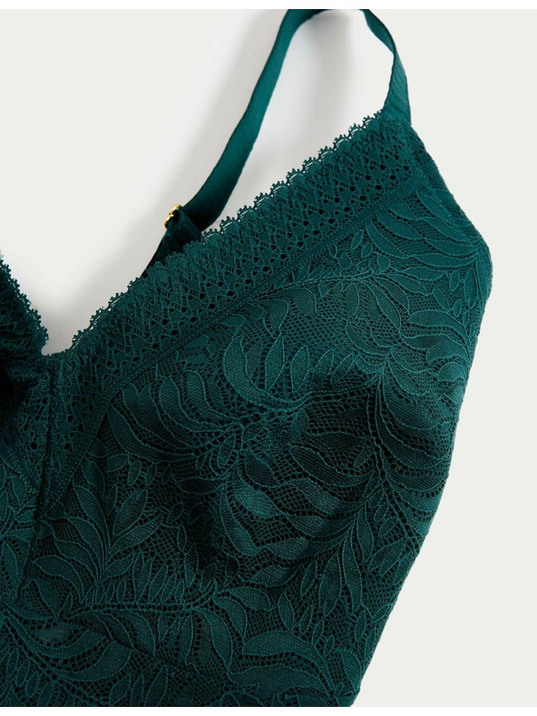 Marks & Spencer Csipkés csont nélküli melltartó karcsúsító hatással és Flexifit™ technológiával Marks & Spencer zöld