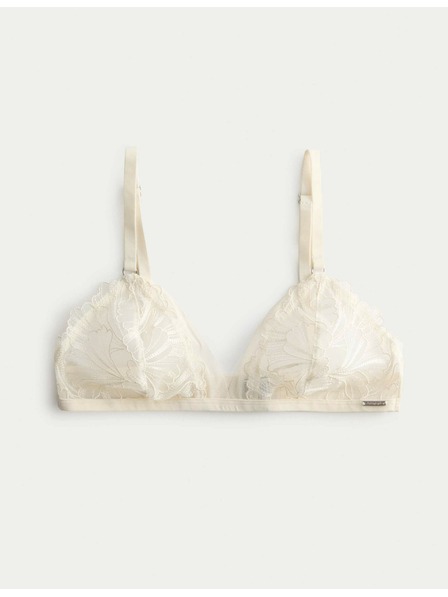 Marks & Spencer Monaco hímzett bralette merevítő nélkül (A-E) Marks & Spencer törtfehér