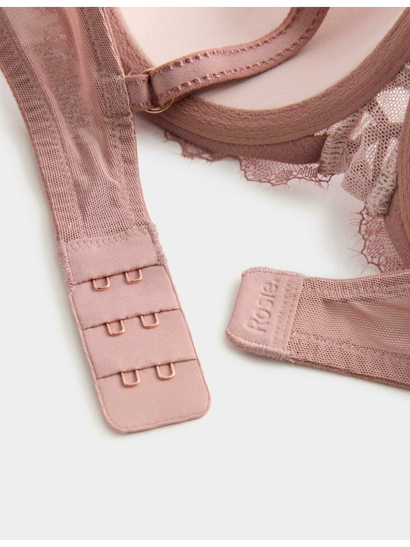 Marks & Spencer Csipkés balkón melltartó merevítővel és Forget Me Not mintával (A-E) Marks & Spencer barna