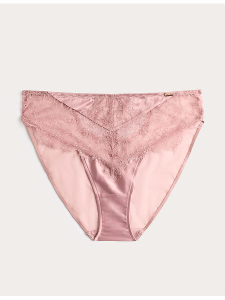 Marks & Spencer Csipke harisnya magas derékkal és nefelejcs mintával Marks & Spencer barna