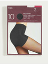 Marks & Spencer Áttetsző Flexifit™ harisnya, enyhén feszesítő, 10 DEN, 2 db csomagban Marks & Spencer fekete