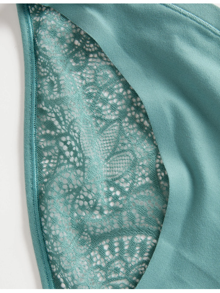 Marks & Spencer Body Soft™ bikini alsónadrág csipkével, 3 db szett Marks & Spencer zöld