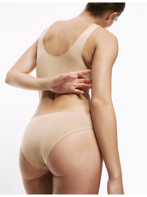 Marks & Spencer Brazil fazonú Cool Comfort™ technológiás alsónadrág látható varratok nélkül, 3 db Marks & Spencer bézs